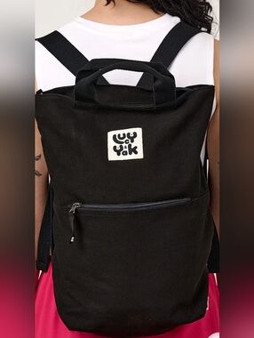 Lucy & Yak Dylan Black Canvas Backpack